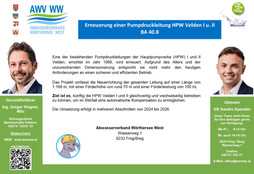 Erneuerung Pumpdruckleitung