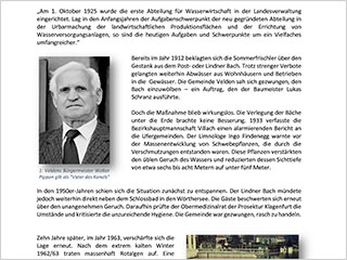 1912-1963: 100 Jahre Wasserwirtschaft