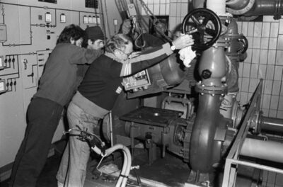 1982 Hauptpumpstationen wurden erneuert, trotzdem blieb die Kapazität knapp