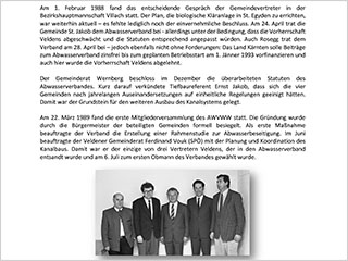 1988-1990: 100 Jahre Wasserwirtschaft