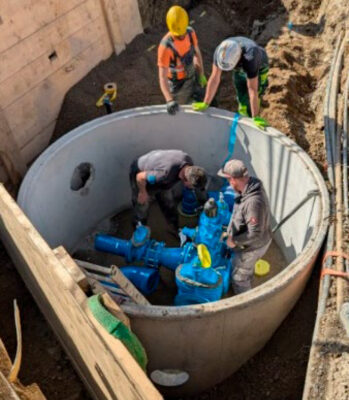 Pressebericht: Eine sichere Abwasserinfrastruktur, Bild 3: Erneuerung Pumpdruckleitung HPW Velden