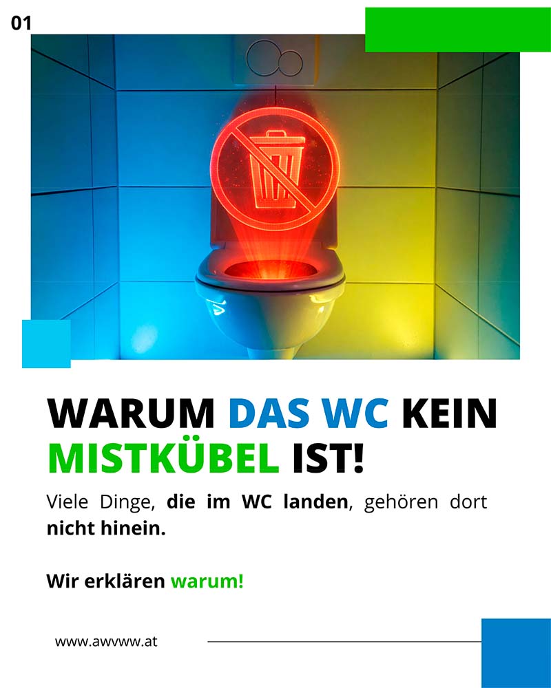 Warum das WC kein Mistkübel ist!  Bild 1