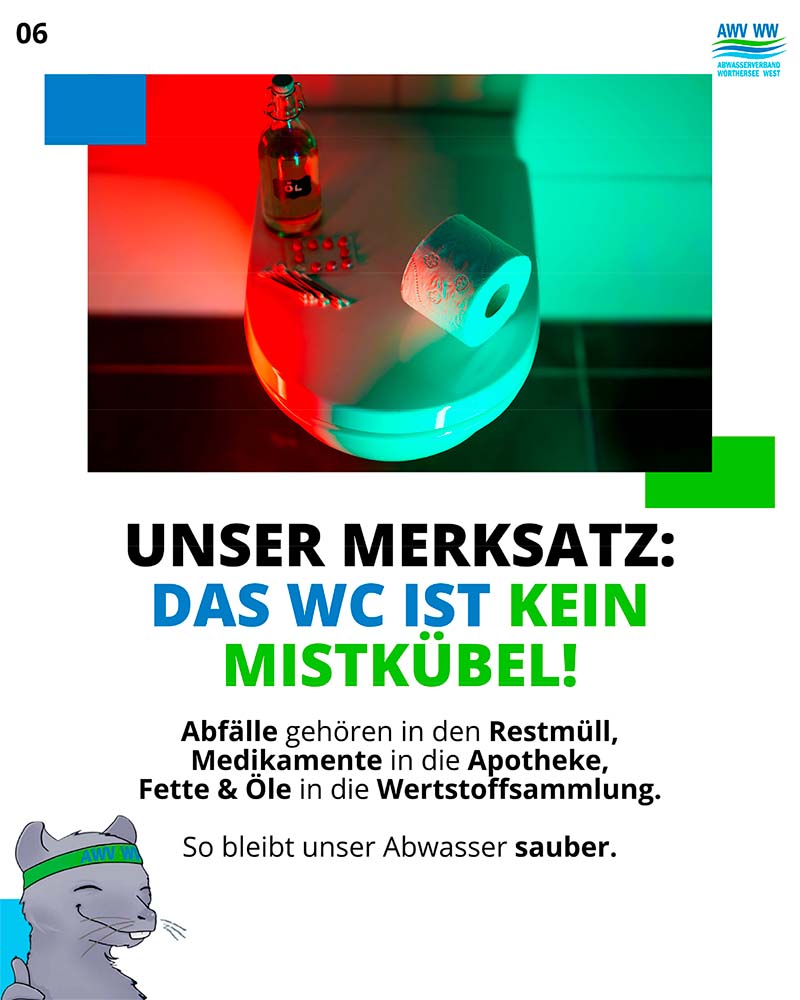 Warum das WC kein Mistkübel ist!  Bild 6
